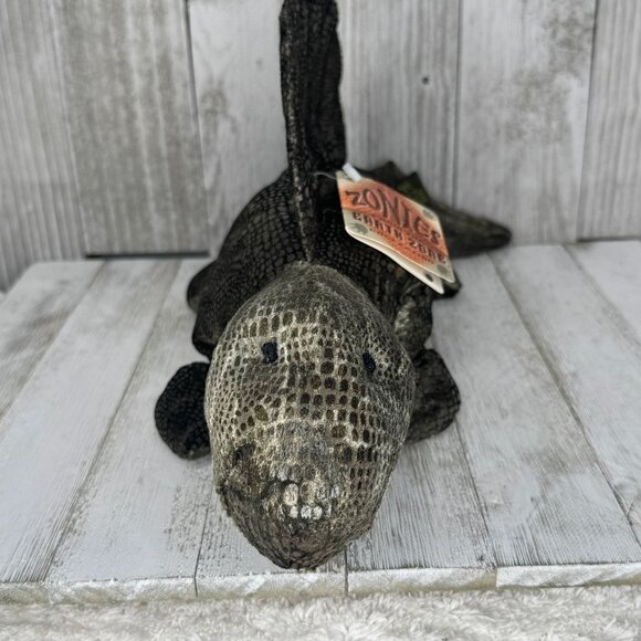 Russ ZONIES Earth Zone Beanie DIMITRI DIMETRODON Dinosaur Vintage Toy Plush 17" - Picture 2 of 10